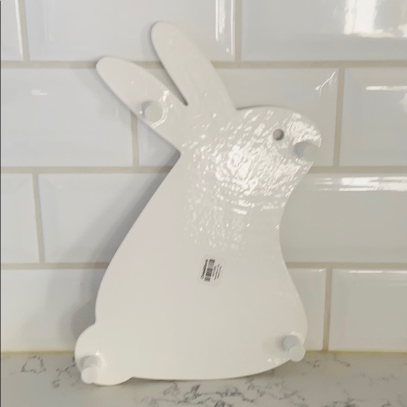 Crate&barrel White Bunny Trivet - Picture 6 of 15